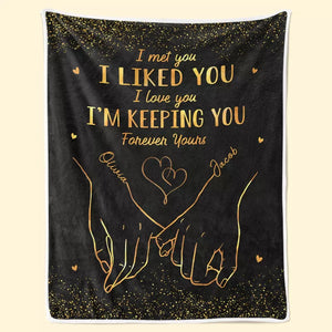 Ensemble, célébrons notre lien indéfectible ! Couverture personnalisée pour couple ! Cadeau pour mari et femme, anniversaire