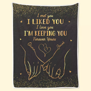 Ensemble, célébrons notre lien indéfectible ! Couverture personnalisée pour couple ! Cadeau pour mari et femme, anniversaire