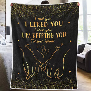 Ensemble, célébrons notre lien indéfectible ! Couverture personnalisée pour couple ! Cadeau pour mari et femme, anniversaire