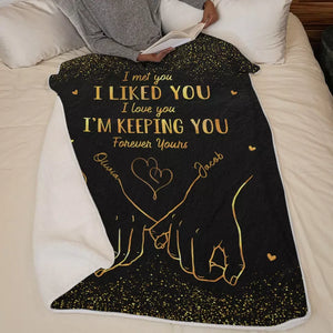 Ensemble, célébrons notre lien indéfectible ! Couverture personnalisée pour couple ! Cadeau pour mari et femme, anniversaire