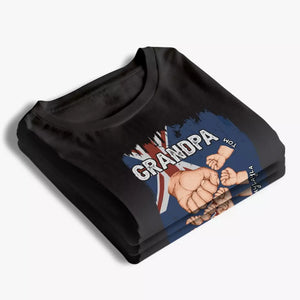 Un père fort signifie une famille forte - T-shirt unisexe personnalisé, sweat à capuche, sweat-shirt - Fête des pères, cadeau pour papa, grand-père