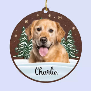Les chiens personnalisés laissent leurs empreintes de pattes dans nos cœurs - Ornement commémoratif personnalisé en cuir - Cadeau de Noël, cadeau de condoléances pour les propriétaires d'animaux et les amoureux des animaux