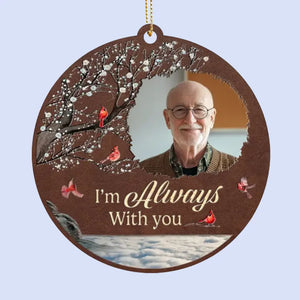 Photo personnalisée très aimée, profondément regrettée - Ornement commémoratif personnalisé en cuir - Cadeau de Noël, cadeau de condoléances pour les membres de la famille