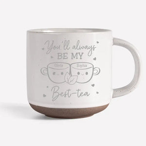 Tu seras toujours ma meilleure amie - Mug en poterie personnalisé Bestie - Cadeau pour meilleures amies, meilleures amies, sœurs