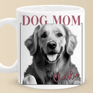 Photo personnalisée : La présence apaisante d'un animal de compagnie bien-aimé, un compagnon fidèle à travers tout - Mug personnalisé pour chien et chat - Cadeau pour propriétaires et amoureux des animaux