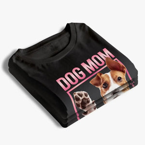Photo personnalisée « La route vers mon cœur est remplie d'empreintes de pattes » - T-shirt, sweat à capuche et sweat-shirt unisexe personnalisé pour chien et chat - Cadeau pour propriétaires et amoureux des animaux