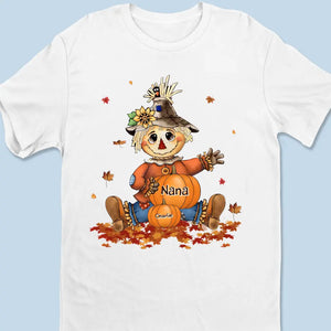 Nous transformons les citrouilles en souvenirs magiques - T-shirt, sweat à capuche et sweat-shirt unisexe personnalisé pour la famille - Cadeau d'Halloween pour maman, grand-mère