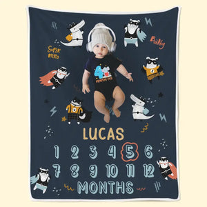 Couverture personnalisée pour bébé avec photo, un câlin chaleureux qui vous enveloppe d'amour et de réconfort - Cadeau pour bébé, enfant et nouveau-né