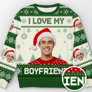 Les vacances sont plus belles avec toi à mes côtés - Sweat-shirt personnalisé pour couple - Pull en laine unisexe - Cadeau de Noël pour mari et femme, anniversaire