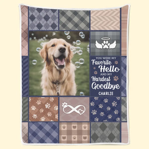 Photo personnalisée : aucun temps ne peut effacer le souvenir d'un animal de compagnie - Couverture commémorative personnalisée - Cadeau de condoléances pour les propriétaires et les amoureux des animaux