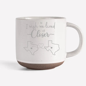 No Name - I Wish We Lived Closer - Bestie Personalized Custom Pottery Mug AMZ - New Arrival, Gift For Best Friends, BFF, Sisters