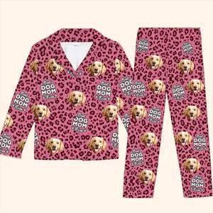 Pyjama personnalisé avec photo « Mon animal est mon bonheur » - Pyjama personnalisé pour chien et chat - Cadeau de Noël pour les propriétaires et les amoureux des animaux