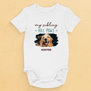 Des souvenirs photo personnalisés, créés avec des amis à fourrure et de petits rires - Body bébé personnalisé chien et chat - Cadeau de baby shower, cadeau pour propriétaires d'animaux, amoureux des animaux