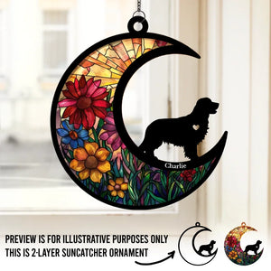 Ne pleurez pas, c'est fini ! Attrape-soleil personnalisé à suspendre à une fenêtre ! Cadeau de condoléances pour les propriétaires et les amoureux des animaux.
