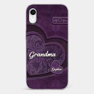 Coque de téléphone transparente imprimée effet gonflé 3D personnalisée - Cadeaux d'anniversaire personnalisés pour maman, grand-mère - Tu es la mère que tout le monde rêve d'avoir