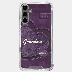 Coque de téléphone transparente imprimée effet gonflé 3D personnalisée - Cadeaux d'anniversaire personnalisés pour maman, grand-mère - Tu es la mère que tout le monde rêve d'avoir