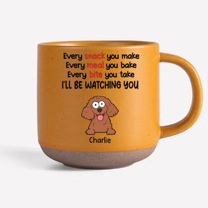 Je suis amoureuse de mon compagnon à quatre pattes ! Mug en céramique personnalisé avec inscription « Chien et chat » - Cadeau pour les propriétaires et les amoureux des animaux.