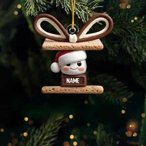Noël est le meilleur avec ceux que vous aimez - Décoration personnalisée pour la famille - Forme personnalisée en acrylique - Cadeau de Noël pour les membres de la famille