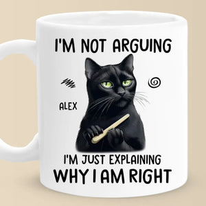 Je vous explique simplement pourquoi j'ai raison - Mug personnalisé pour ami - Cadeau de Noël, cadeau d'anniversaire pour meilleurs amis, membres de la famille, collègues, vous-même
