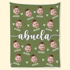 Couverture personnalisée avec photo « Les mamans rendent la vie plus belle » - Cadeau de Noël pour maman et grand-mère