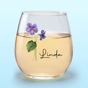 Les amis sont comme des fleurs, ils remplissent le monde de beauté - Verre à vin personnalisé Bestie - Nouvelle arrivée, cadeau pour les meilleures amies, BFF, sœurs AMZ