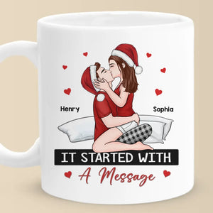 Chaque baiser est une promesse éternelle - Mug personnalisé pour couple - Cadeau de Noël pour mari et femme, anniversaire