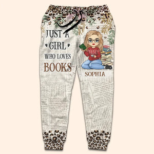 Dans les pages d'un livre, je trouve mon monde - Pantalon de survêtement unisexe personnalisé - Cadeau pour les amoureux des livres