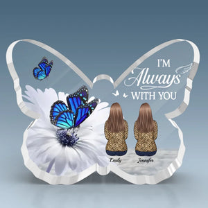 Votre mémoire est un trésor qui ne s'effacera jamais - Plaque commémorative personnalisée en acrylique en forme de cœur - Cadeau de condoléances pour les membres de la famille