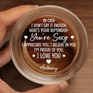 J'ai trouvé mon éternité en toi - Verre à whisky personnalisé pour couple - Cadeau pour mari et femme, anniversaire