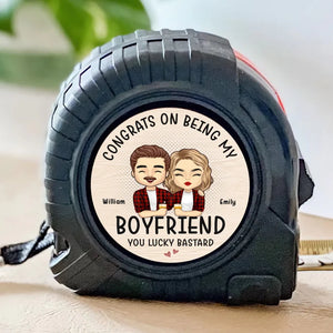 Félicitations pour être devenu mon mari ! Mètre ruban personnalisé pour couple ! Cadeau pour mari et femme, anniversaire