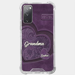 Grandma, Your Love Has Shaped Me In Lasting Ways - Family Personalized Custom Clear Phone Case - Gift For Mom, Grandma