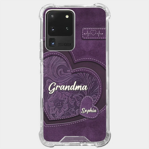Grandma, Your Love Has Shaped Me In Lasting Ways - Family Personalized Custom Clear Phone Case - Gift For Mom, Grandma