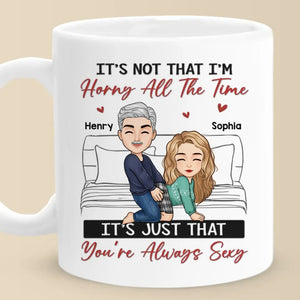 Notre amour est plus doux que les cannes de bonbon - Tasse personnalisée pour couple - Cadeau de Noël pour mari et femme, anniversaire