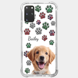 Coque de téléphone transparente personnalisée avec photo « Mon meilleur ami a quatre pattes » pour chien et chat, effet gonflable 3D personnalisé, imprimée, cadeau pour propriétaires et amoureux des animaux