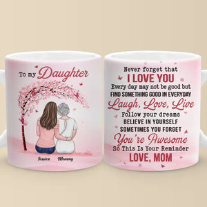 Tu es mon cadeau le plus précieux - Tasse personnalisée familiale - Cadeau pour maman, fille