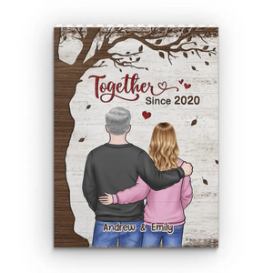 Mon amour pour toi est immense ! Blocs de construction rectangulaires verticaux personnalisés pour couple - Cadeau pour mari et femme, anniversaire
