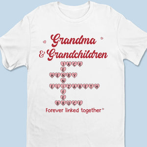 Là où est grand-mère, le rire et l'amour suivent toujours - T-shirt unisexe personnalisé pour la famille, T-shirt premium, sweat à capuche - Cadeau pour maman, grand-mère