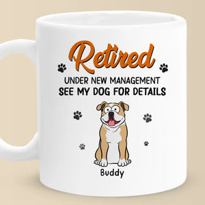 Voir mes chiens pour plus de détails - Tasse personnalisée pour chien - Appréciation, cadeau de retraite pour collègues, amis de travail, collègues, membres de la famille, propriétaires d'animaux, amoureux des animaux