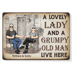 Une vie d'amour est le plus beau des cadeaux - Plaque en métal personnalisée pour couple - Cadeau de pendaison de crémaillère pour mari et femme, anniversaire