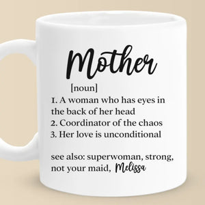 Quoi qu'il arrive, l'amour de maman ne s'estompe jamais - Tasse personnalisée familiale - Cadeau pour maman, grand-mère