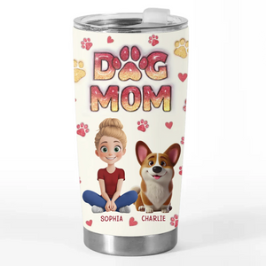 Mes animaux me rendent entier - Gobelet personnalisé avec effet gonflable 3D pour chien et chat - Cadeau pour propriétaires et amoureux des animaux