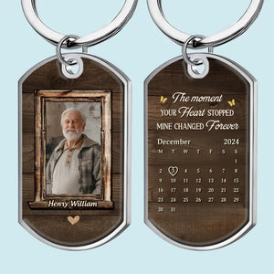 Custom Photo Your Spirit Shines On - Memorial Personalized Custom Keychain - Sympathy Gift For Family Members