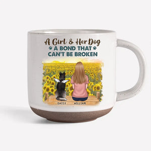 Les amis à fourrure sont les meilleurs compagnons - Mug en céramique imprimé personnalisé pour chien - Cadeau pour les propriétaires et les amoureux des animaux