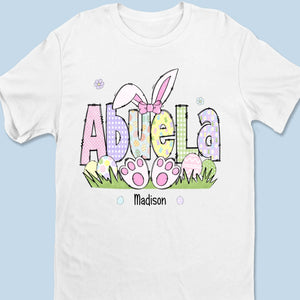 L'amour de maman est doux comme un lapin - T-shirt unisexe personnalisé pour la famille, t-shirt premium, sweat à capuche - Cadeau de Pâques pour maman, grand-mère