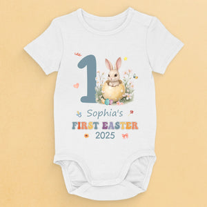 La gentillesse est là pour Pâques ! Body bébé personnalisé en famille ! Cadeau de Pâques pour bébé, enfant et nouveau-né