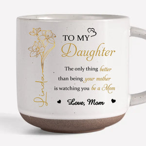 Le meilleur amour est celui d'une mère - Mug personnalisé en céramique imprimé pour la famille - Fête des Mères, cadeau pour maman, fille
