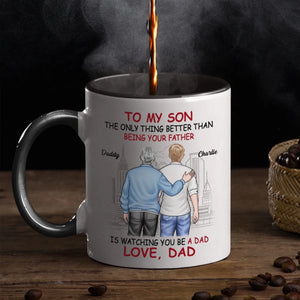 Fier de toi - Tasse personnalisée avec accents pour la famille - Cadeau pour fils
