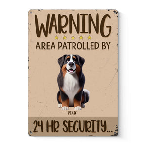 Enter With Treats Only - Dog & Cat Personalized Custom Home Decor Metal Sign - House Warming Gift For Pet Owners, Pet Lovers