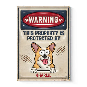 La vie serait dure sans toi - Plaque en métal personnalisée avec effet gonflable 3D pour chien - Cadeau de pendaison de crémaillère pour les propriétaires d'animaux et les amoureux des animaux