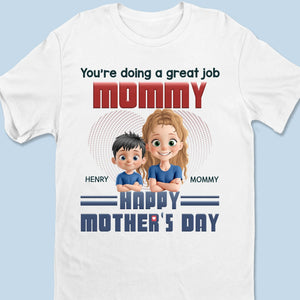 Maman, tu rends chaque jour spécial ! T-shirt unisexe personnalisé pour la famille, t-shirt premium, sweat à capuche - Fête des Mères, cadeau pour maman